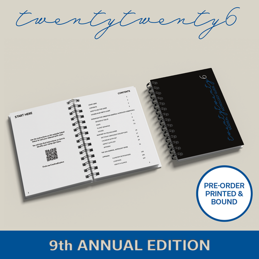 PRE-ORDER: 2026 Sidereal Astrology Guide (Printed + Bound)