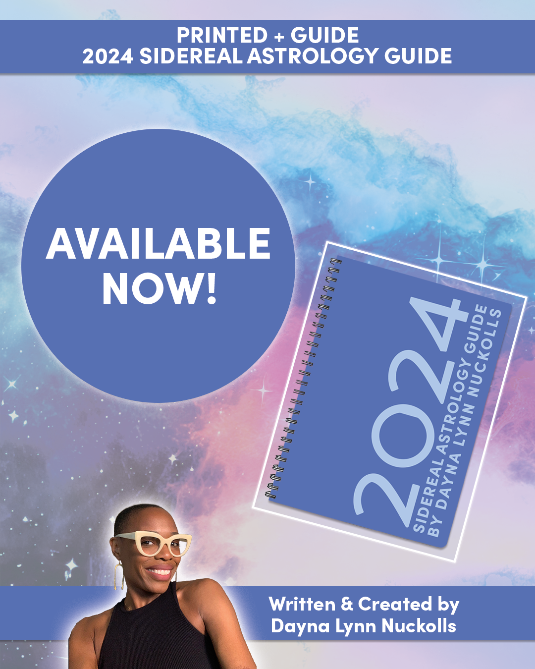 Printed + Bound 2024 Sidereal Astrology Calendar and Workbook. Written and Created by Dayna Lynn Nuckolls. 2024 Sidereal Astrology Guide. A 2024 Horoscope.