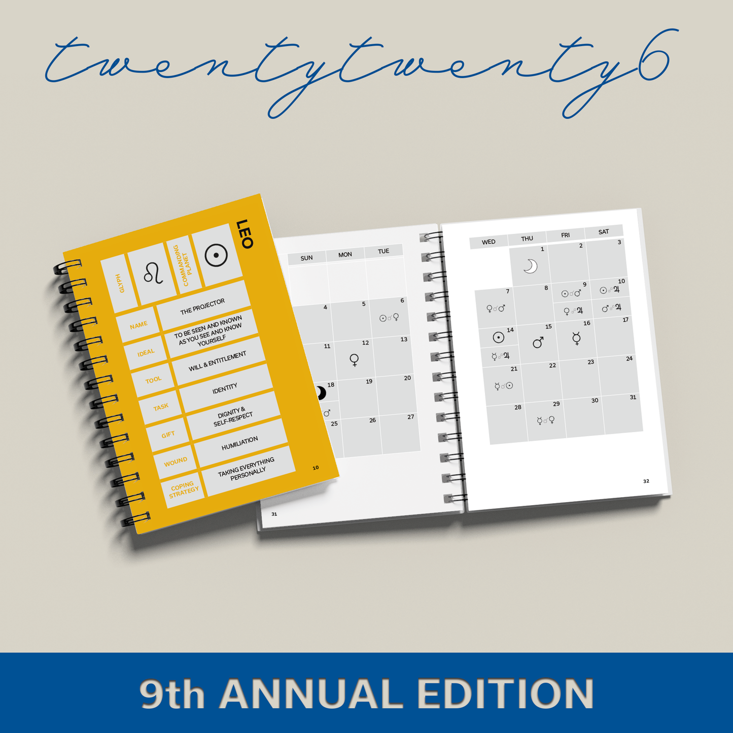 2026 Sidereal Astrology Guide (Printed + Bound)