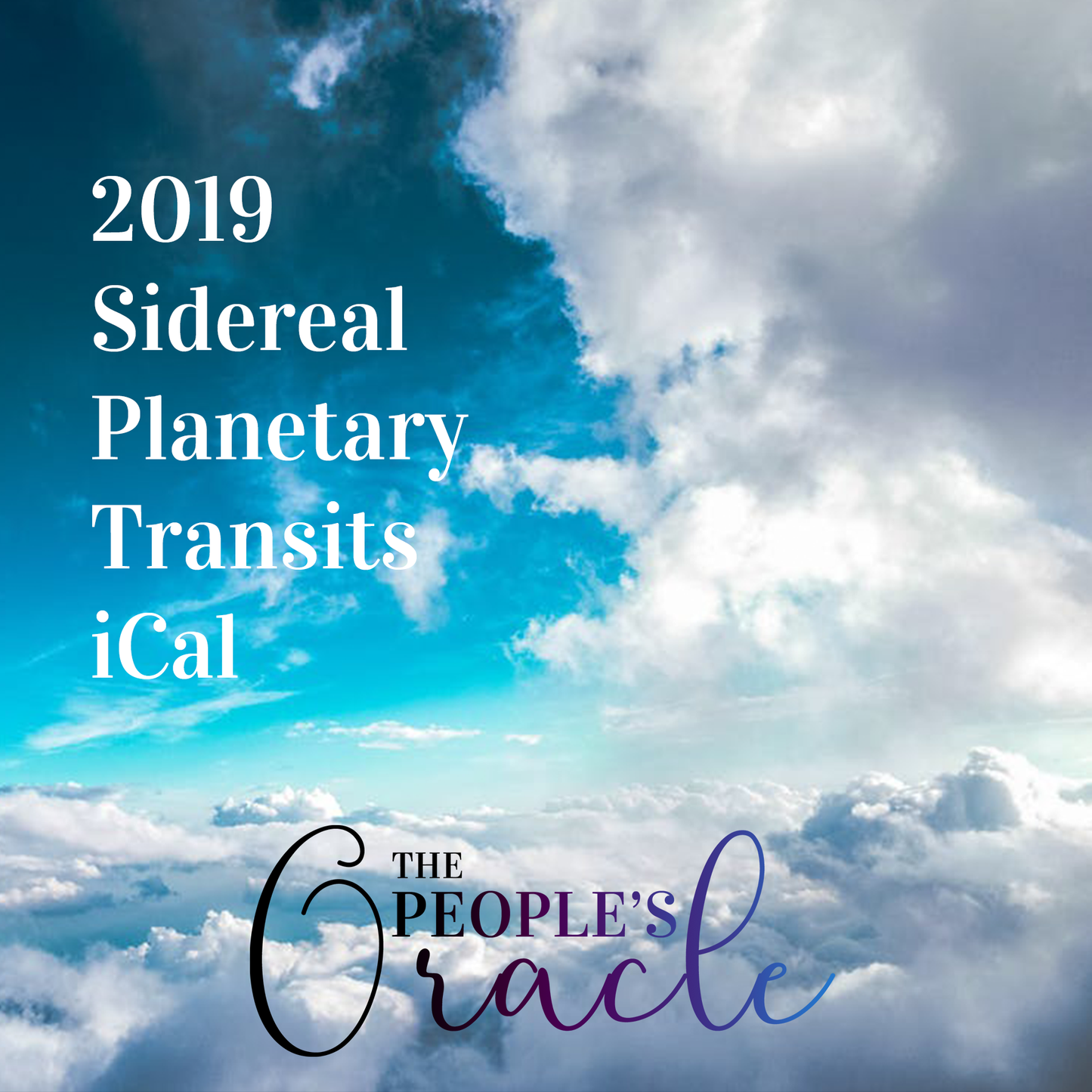 2019 Sidereal Planetary Transits iCal