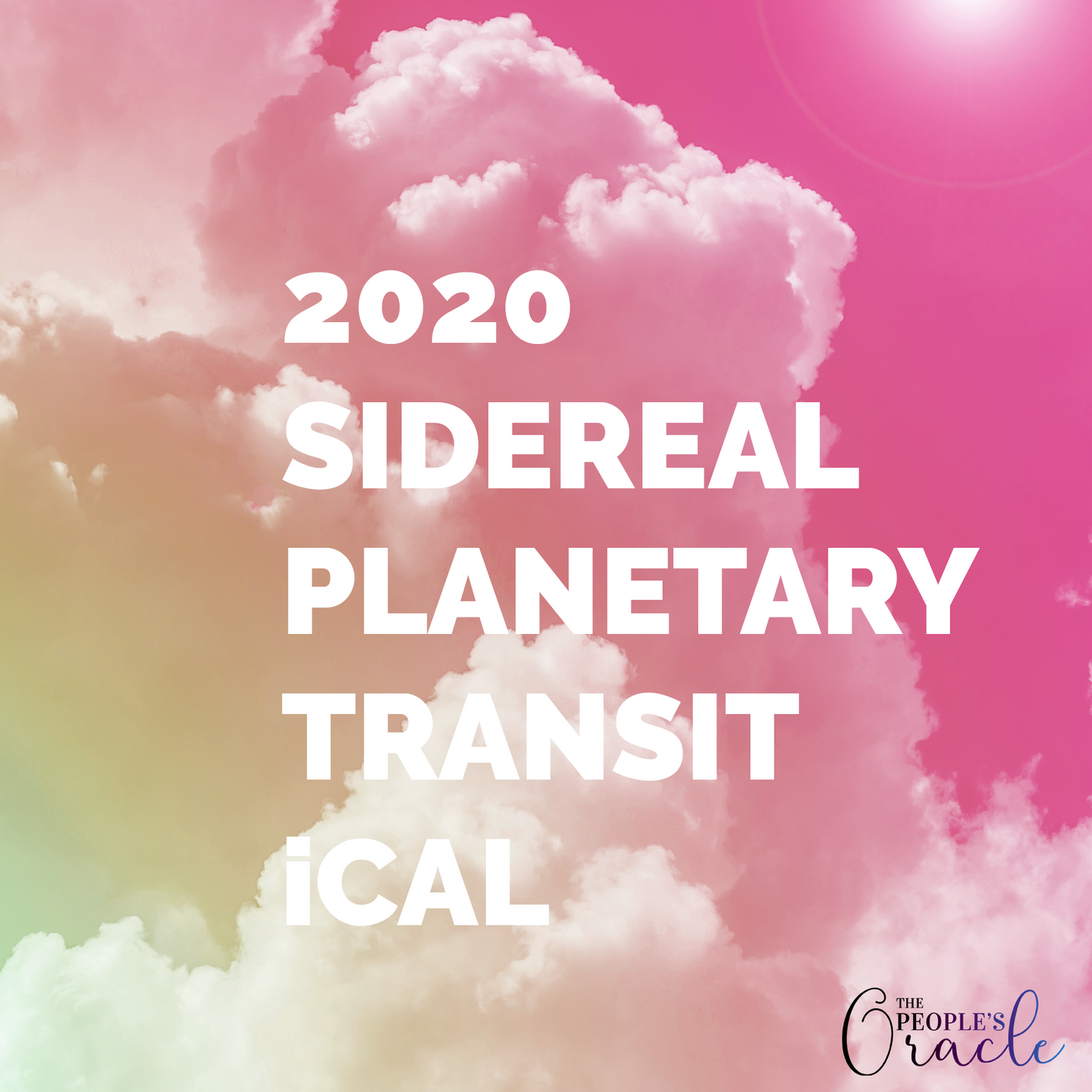2020 Sidereal Planetary Transits iCal