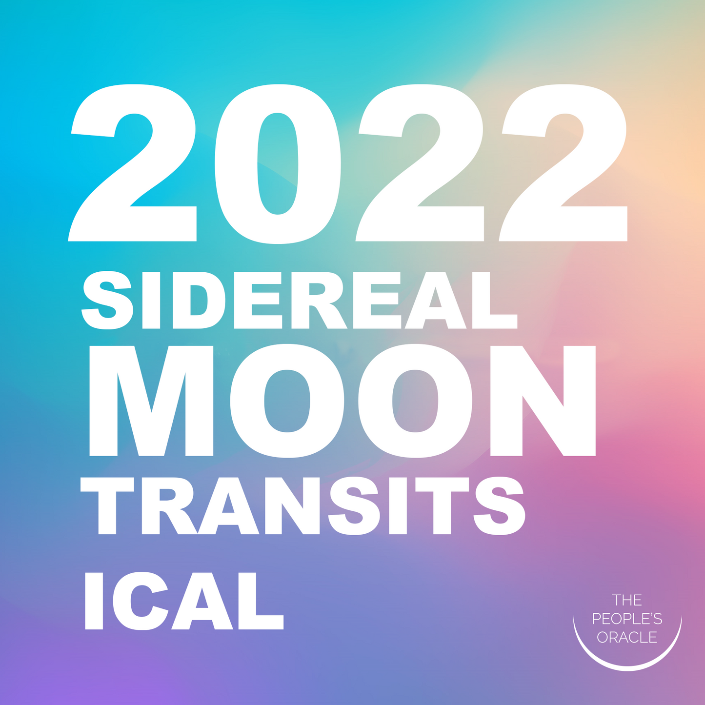 2022 Sidereal Moon Transits iCal