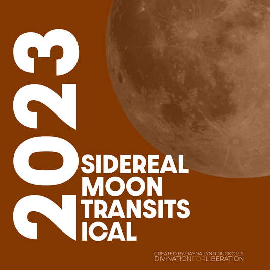 2023 Sidereal Moon Transits iCal