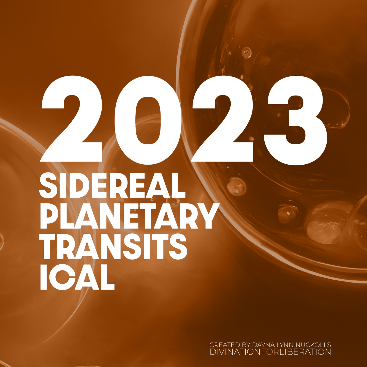 2023 Sidereal Planetary Transits iCal