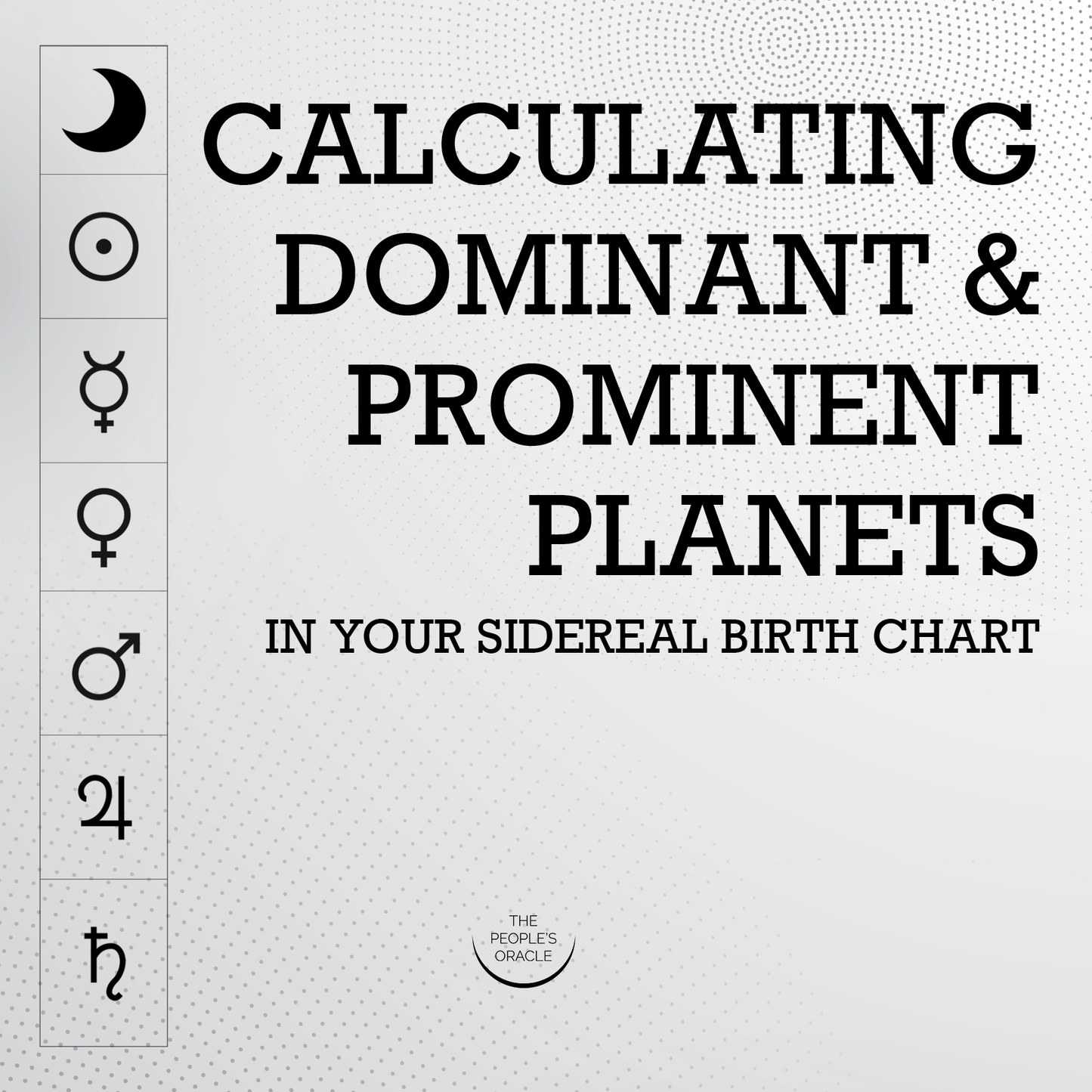 Calculating Dominant & Prominent Planets In Your Sidereal Birth Chart